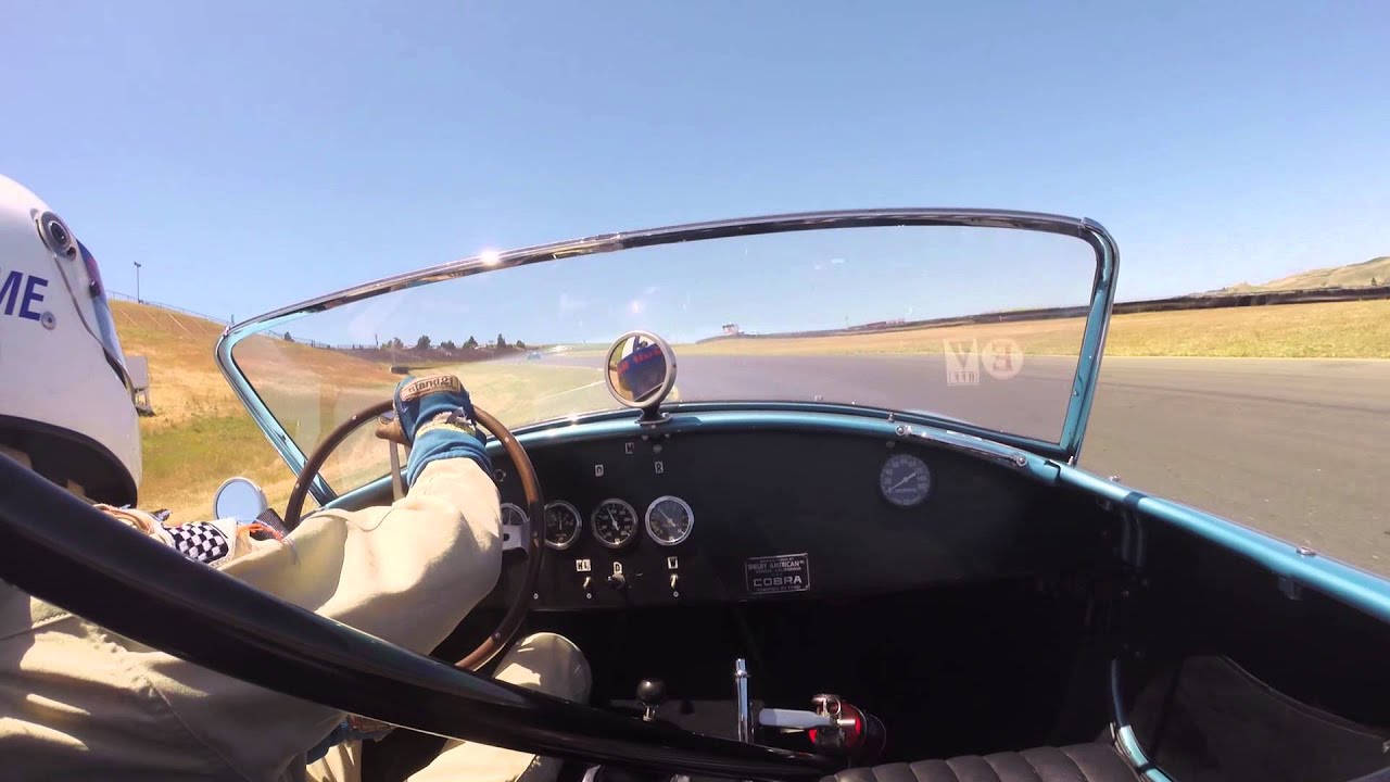 2014 Sonoma Historics on board (GoPro) a 1964 Shelby Cobra 289 F.I.A. Competition Car