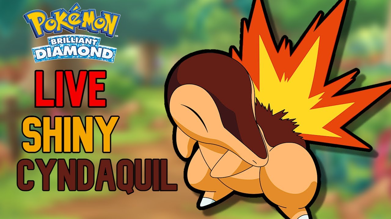 SHINY HUNTING CYNDAQUIL LIVE! Pokemon Brilliant Diamond - YouTube
