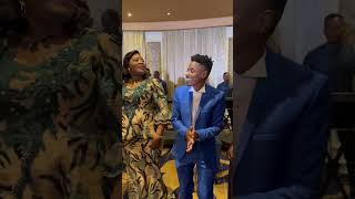 Mama Ida Odinga shows great Moves as Prince Indah and Eric Omondi perform during her Birthday.