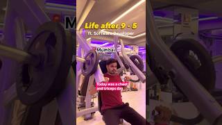 Life After 9 -5 ft.software developer #ytshorts #minivlog #office #corporate #engineering #gym #job