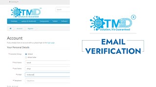 Opencart Email Verification