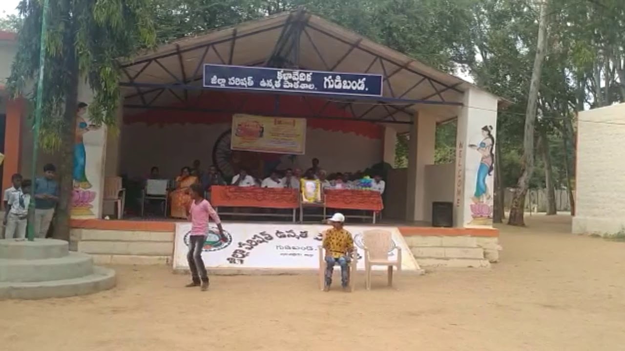 Rash Driving Skit by ZPHS Gudibanda Students On Children's Day