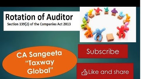 Rotation of Auditors Section 139(2) of Companies Act 2013
