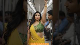 Confident Woman In Metro A Bold,Strong Moment Trending Ai Short