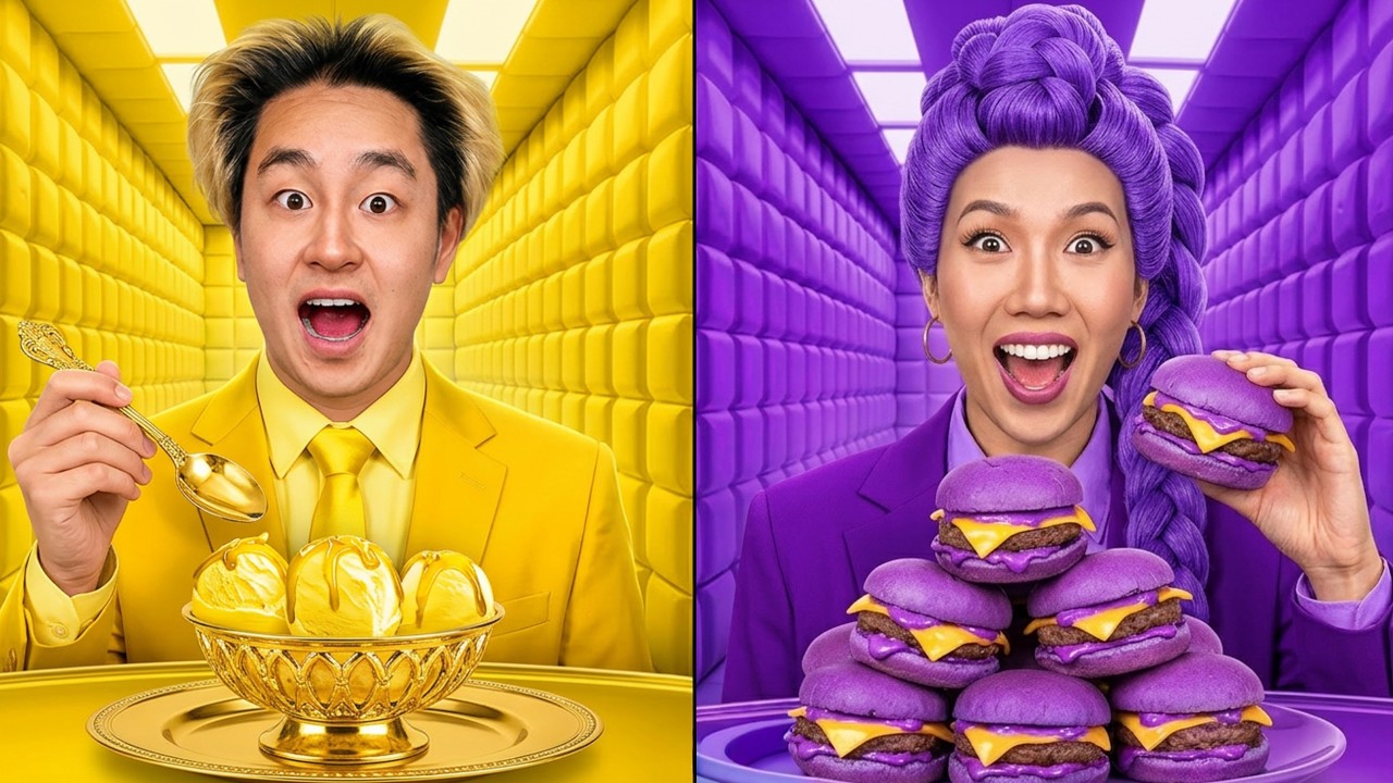Living In One Color For 100 Hours!