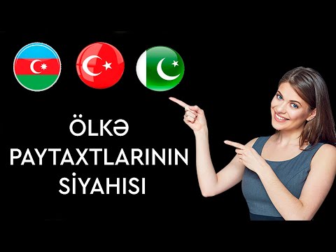 DÜNYA ÖLKƏLƏRİNİN PAYTAXTLARININ SİYAHISI - ÖLKƏLƏR VƏ PAYTAXTLARI