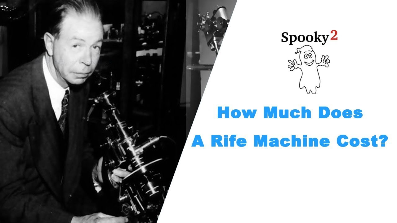 How Much Does A Rife Machine Cost?