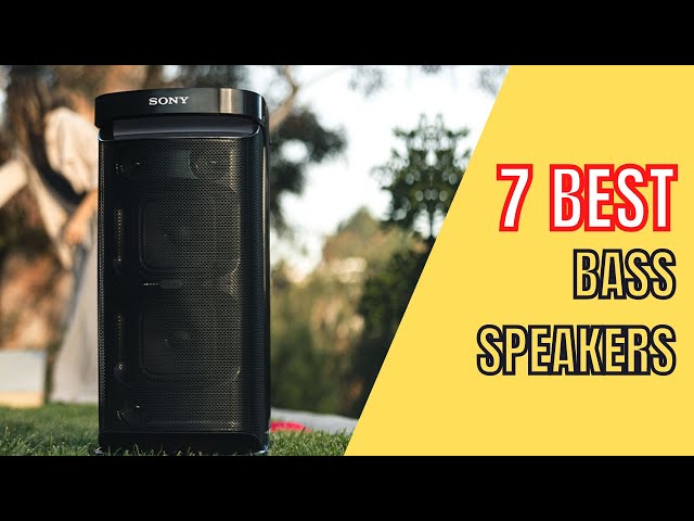 Best Bass Bluetooth Speakers 2023-2024 