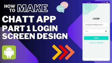 Chatting App Development Part 1: Login Screen UI Design in Android Studio