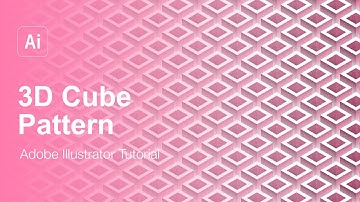 3D Cube Pattern - Adobe Illustrator Tutorial