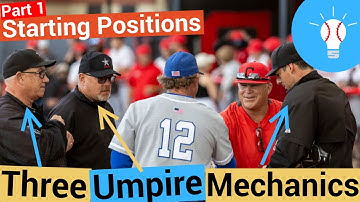 Three Umpire System - Part 1: Starting Positions
