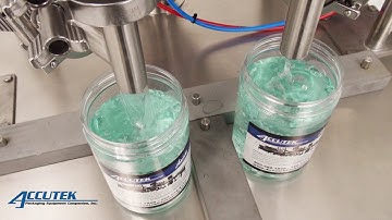 Two Head Semi-Automatic Positive Displacement Filler - SAPD - Positive Displacement Filling Machine