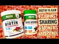 Oziva Plant Based Biotin |  Hair Vitamins | 6 Months Experience | All you need to know