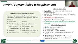 2025 Agricultural Workforce Development Program (AWDP) Info Session