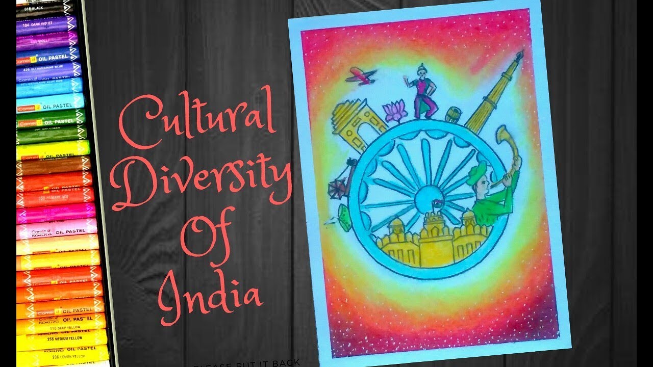 Cultural Diversity Of India Incredible India Step By Step Oil