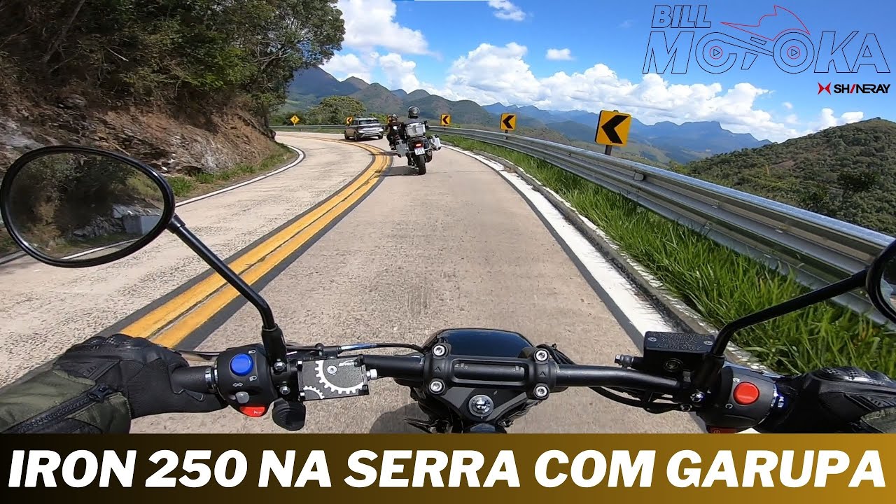 Iron 250 subindo serra com garupa, vai bem ou o motor grita? Bora ver rodando.