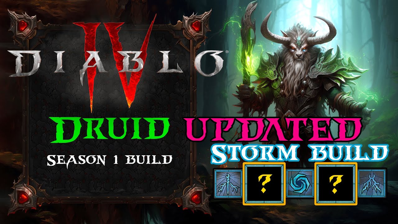 UPDATED Diablo 4 Season 1 - NEW Druid Build (Patch 1.1.0c) - Best build ...