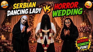 Serbian Dancing lady vs horror wedding 😱