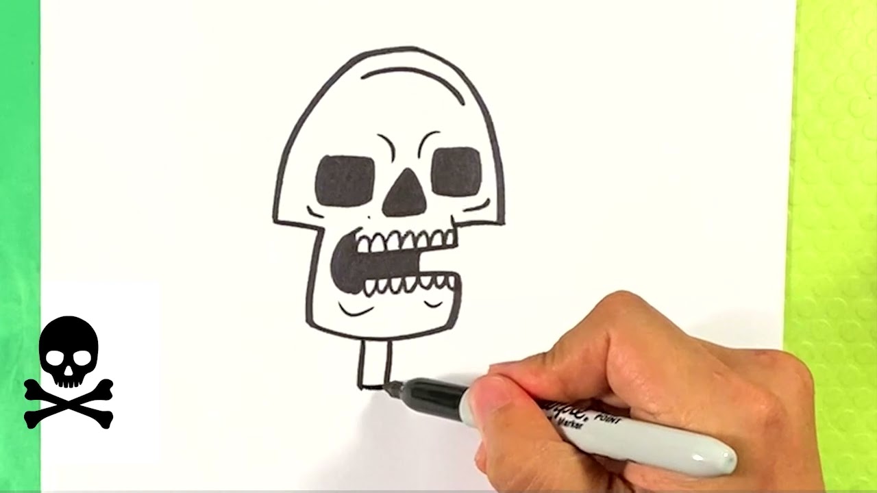 skull halloween drawings how to draw artist fun - YouTube skull halloween drawings how to draw artist fun - YouTube