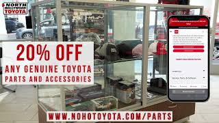 Visit Our #1 Parts Department at North Hollywood Toyota
