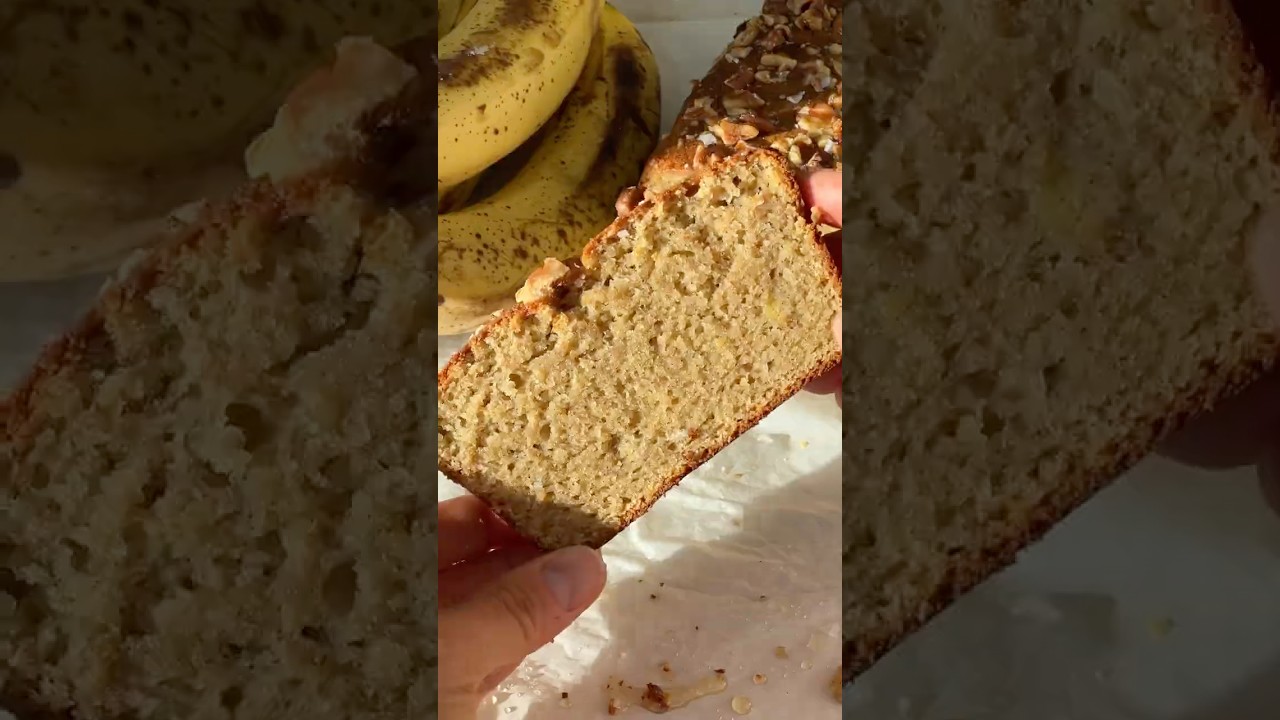 almond flour banana bread! Recipe on eatwithclarity.com
