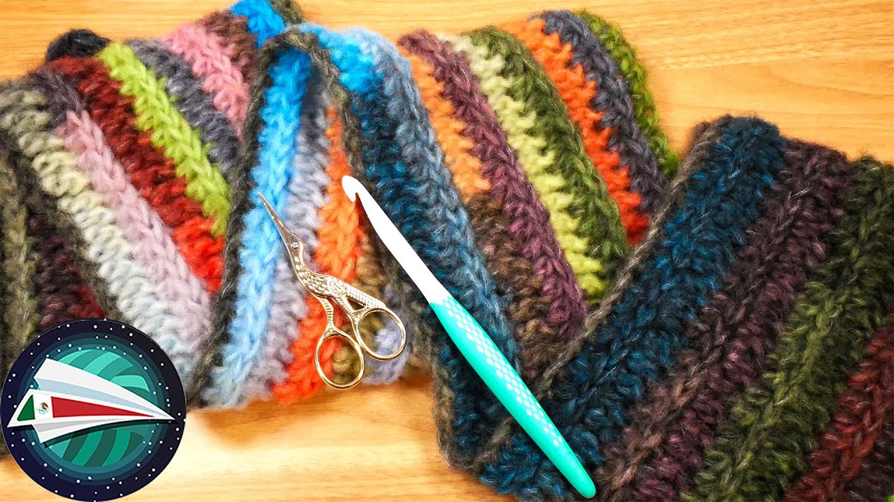 Ganchillo | Bufanda mullida con restos de lana | Lana mullida de Lana Grossa