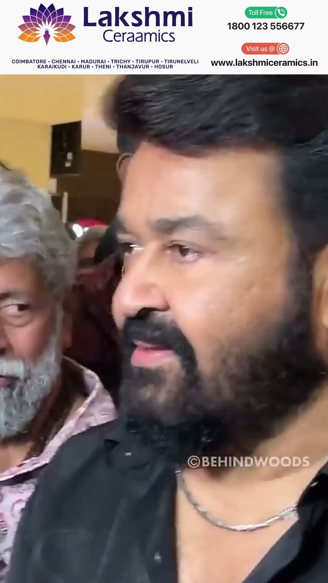 Wow ? 'That Mass Look..' செம கெத்தா Entry குடுத்த Mohanlal ? Barroz