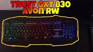 Trust Gxt 830 Avonn Rw  İnceleme Yumuşak Tuşlu Klavye screenshot 2