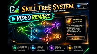 Advanced Skill Tree System for Unity (Quick Demo)-VIDEO REMAKE