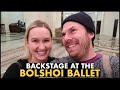 Backstage at the Bolshoi Ballet in Minsk, Belarus
