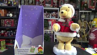 Gemmy Animated Snowflake-Spinning Winnie The Pooh