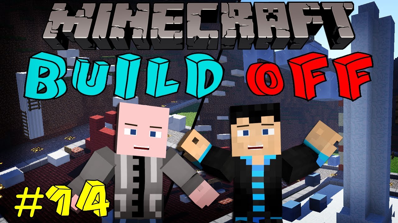 Minecraft: BUILD OFF - #14 - PARKOUR w/ StrauberryJam & Vasehh
