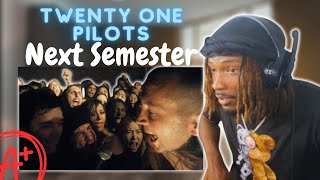 First time hearing twenty one pilots - Next Semester | Official Video | SIMPLY REACTIONS