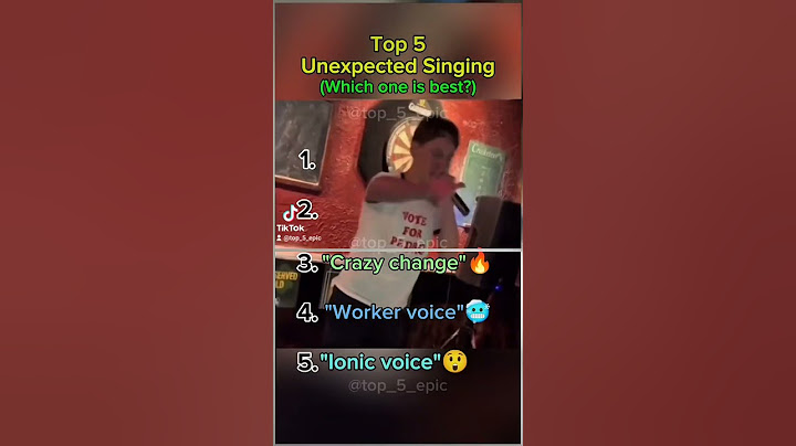 Top 5 unexpected Voice Reveals #song #unexpected #singing #sing #voice #reveals #fyp #ranking #top5