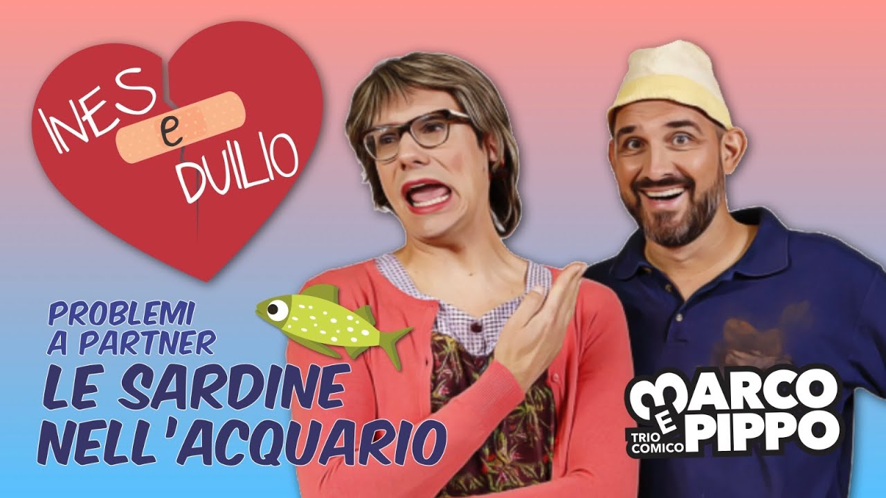 Dulio e Ines e le sardine nell'acquario