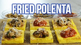 Fried Polenta Cakes