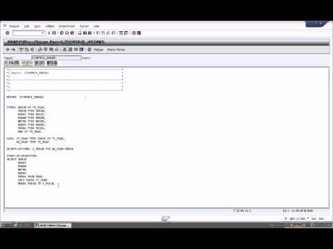 SAP ABAP Clasical