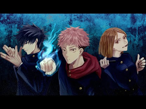 廻廻奇譚 /Eve 描いて歌ってみた【手描きMV】【呪術廻戦】【黒羽ハク】