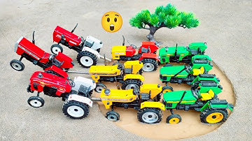 Diy tractor stuck in mud mini science project || Diy tractor stuck || @KeepVilla || part -25