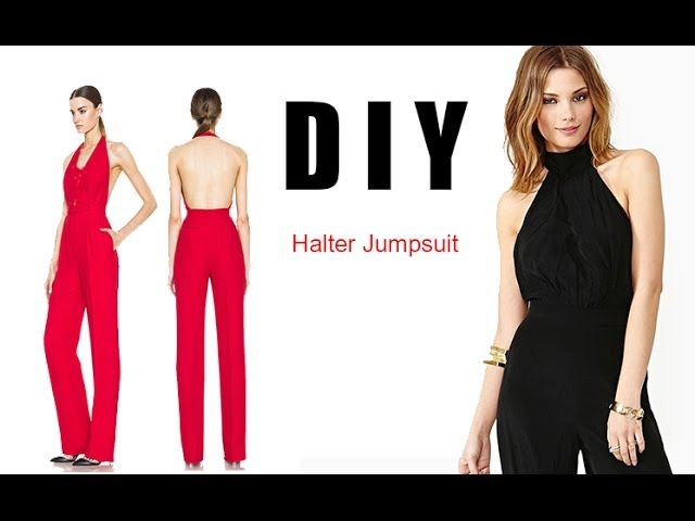 DIY Halter Jumpsuit 