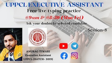 Uppcl Executive Assistant Live Typing Test #VID-20
