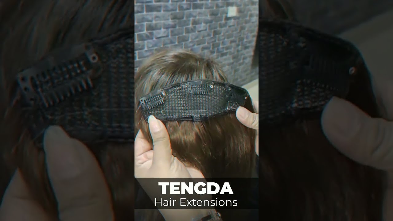 Tengda Hair Extensions | top back crown for top vol...