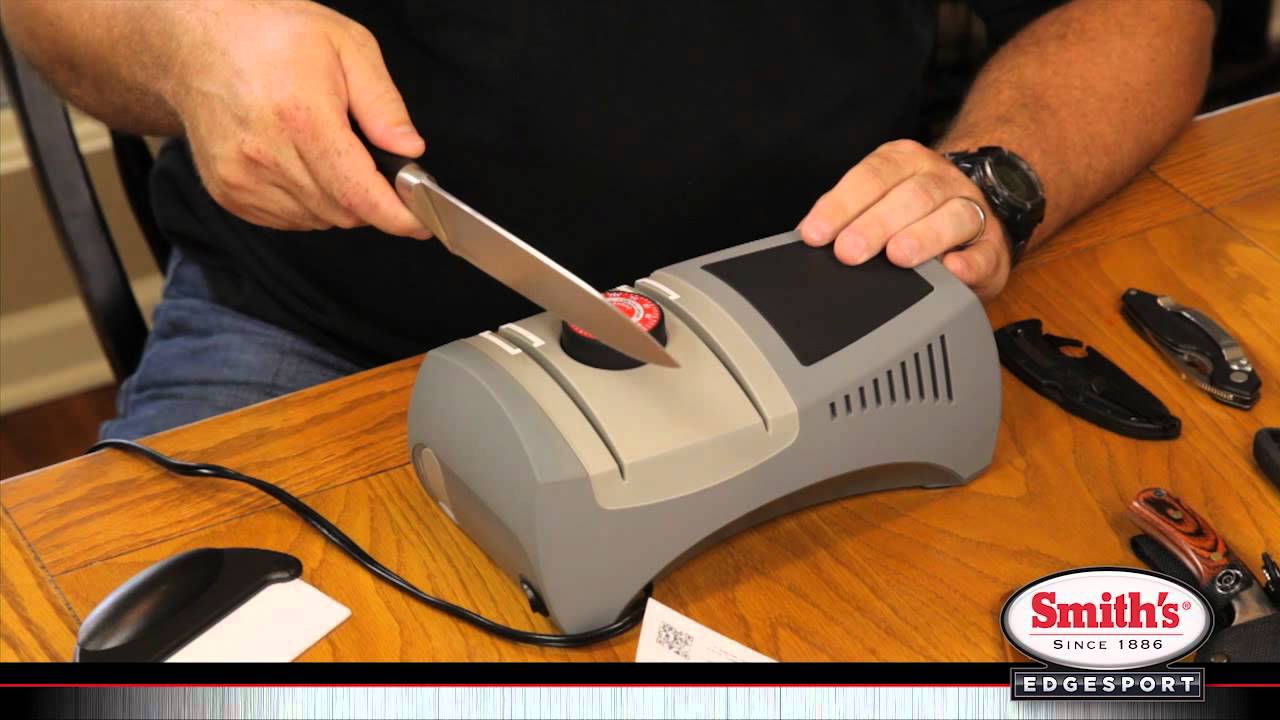 Smith's Adjustable Edge Pro Electric Knife Sharpener - Features