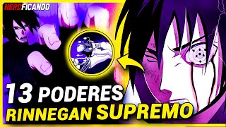 Todos Os Poderes Do Rinnegan Supremo Do Sasuke Uchiha