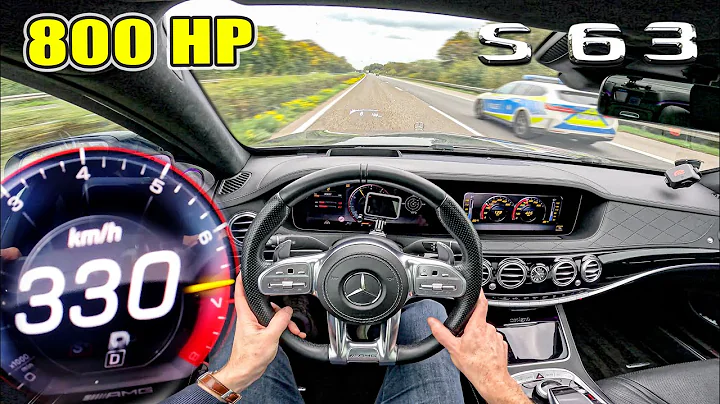 800HP Mercedes AMG S63 W222 // 330KM/H FLAT OUT on GERMAN AUTOBAHN