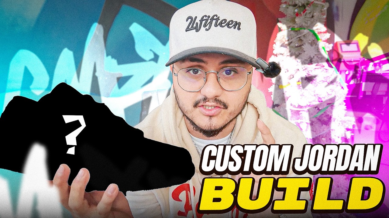 From White Jordans to Custom Masterpiece | Nike Sneaker Customization Process