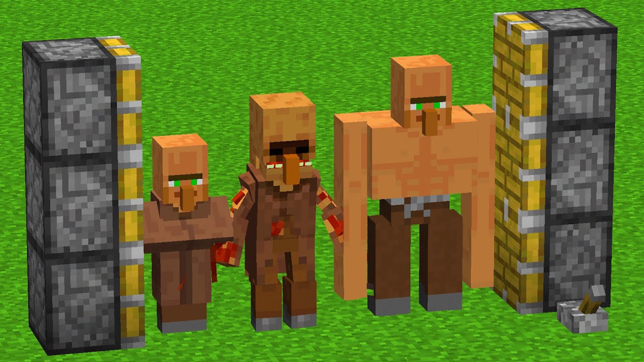 all villager combined = ? - YouTube