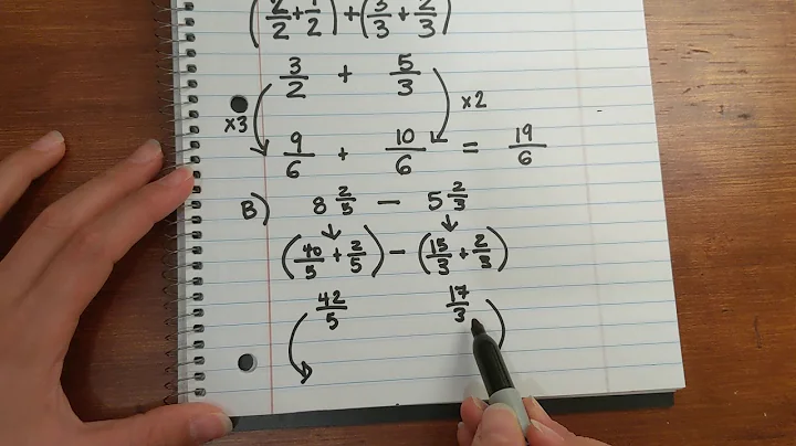 5th Lesson 10 Add & Subtract Fractions with Unlike Denominators