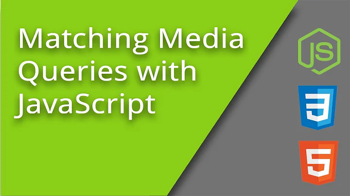 Matching Media Queries with JS
