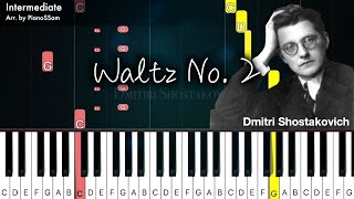 [Intermediate] Waltz No. 2 - Dimitri Shostakovich | Piano Arrangement